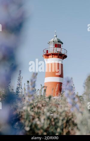 När Leuchtturm in Närsholmen auf Gotland, Schweden. 3 Banque D'Images