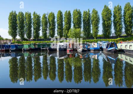 Castle Marina par une belle journée d'été, Nottingham Notinghamshire Angleterre Royaume-Uni Banque D'Images