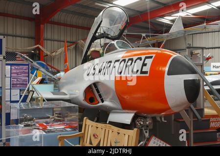 Lockheed T-33 Shooting Star, 580-5714 (51-4419) Midland Air Museum, Banque D'Images