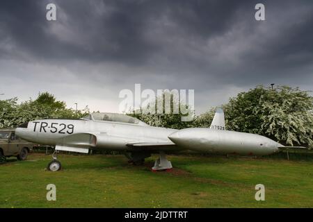Lockheed T-33 Shooting Star, Midland Air Museum, Coventry, Banque D'Images