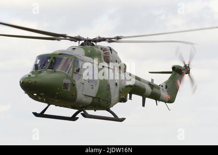 Westland Lynx, AH 7, XZ616, G-LNKX, hélicoptères historiques, Banque D'Images