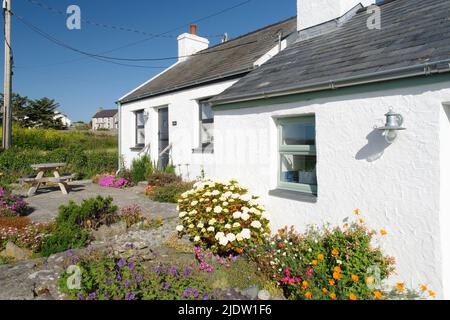 Y SWNT Cottages, Moelfre, Anglesey, pays de Galles du Nord. Banque D'Images