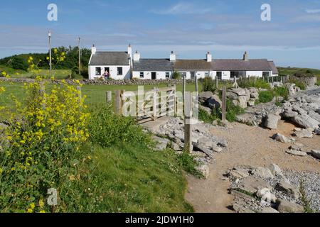 Y SWNT Cottages, Moelfre, Anglesey, pays de Galles du Nord. Banque D'Images