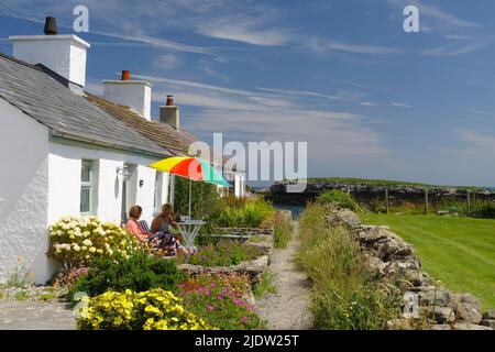 Y SWNT Cottages, Moelfre, Anglesey, pays de Galles du Nord. Banque D'Images