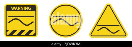 Symbole de courant continu et alternatif Illustration de Vecteur