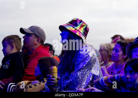 Artistes sur scène à Watchet 2021 avec: Atmosphère où: Watchet, Royaume-Uni quand: 31 août 2021 crédit: Anthony Stanley/WENN Banque D'Images