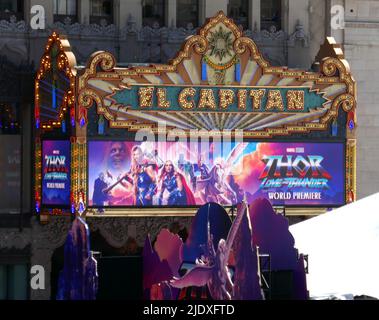 Hollywood, Californie, Etats-Unis 23rd juin 2022 Marvel Studios première mondiale de Thor: Love and Thunder au théâtre El Capitan et au théâtre chinois TCL sur 23 juin 2022 à Hollywood, Californie, Etats-Unis. Photo de Barry King/Alay Live News Banque D'Images