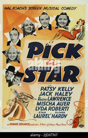 Affiche pour le film de 1937 Pick A Star. Banque D'Images