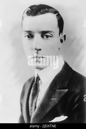 Un portrait non daté de Buster Keaton comme un jeune homme Banque D'Images