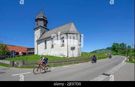 Eglise de Saint Agatha à Agathazell, Allgaeu, Bavière, Allemagne Banque D'Images