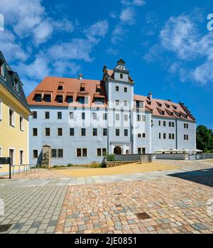 Maison de retraite du château d'Osterstein, Zwickau, Saxe, Allemagne Banque D'Images