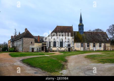 Ancienne abbaye Saint-Nicolas, Verneuil d'Avre et d'Iton, anciennement Verneuil-sur-Avre, département d'Eure, région normande, France Banque D'Images