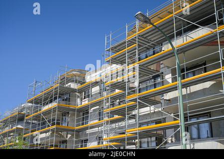 Chantier, nouveaux bâtiments, parc résidentiel, Marlene-Dietrich-Allee, Babelsberg, Potsdam, Brandebourg, Allemagne Banque D'Images