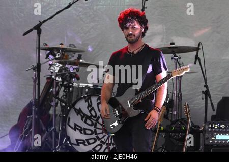 Rome, Italie. 23rd juin 2022. Rove Live inaugurer le concert de la Rappresentante di Lista, 23th juin 2022, Rock in Roma, Rome, Italie crédit: Independent photo Agency/Alamy Live News Banque D'Images