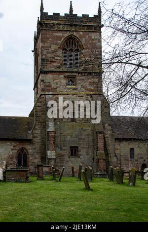 All Saints église Lapley Staffordshire Banque D'Images