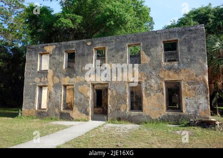 Major william horton House, île jekyll, géorgie, états-unis Banque D'Images