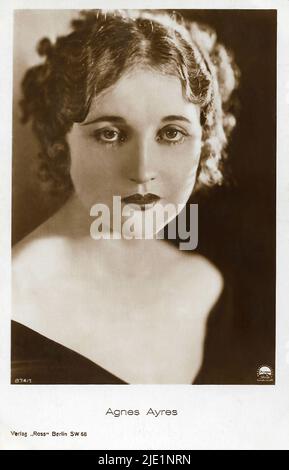 Portrait d'Agnes Ayres 003 - actrice hollywoodienne de film silencieux Banque D'Images