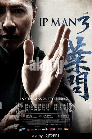 AFFICHE DONNIE YEN, IP MAN 3, 2015 Banque D'Images