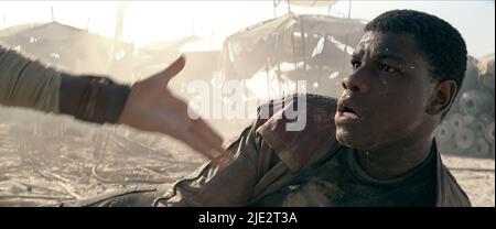JOHN BOYEGA, Star Wars : Episode VII - LA FORCE se réveille, 2015 Banque D'Images