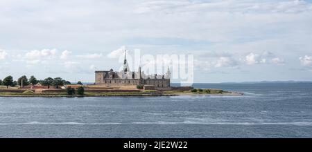 Vue panoramique sur la mer au château de Kronborg, Helsingor, Danemark, 20 juin 2022 Banque D'Images