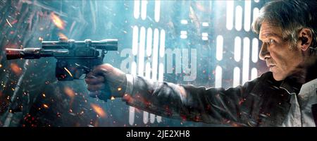 HARRISON FORD, Star Wars : Episode VII - LA FORCE se réveille, 2015 Banque D'Images