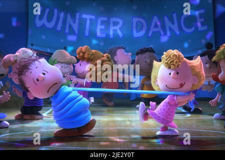 LINUS, Sally, SNOOPY ET CHARLIE BROWN : LES CACAHUÈTES FILM, 2015 Banque D'Images