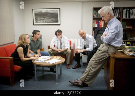 RACHEL MCADAMS, Mark Ruffalo, BRIAN D'ARCY JAMES, Michael Keaton, JOHN SLATTERY, Spotlight, 2015 Banque D'Images