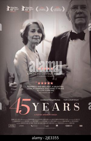 CHARLOTTE RAMPLING, TOM COURTENAY, 45 ans, 2015 Banque D'Images