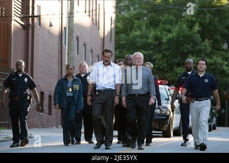 JEFFREY DEAN MORGAN, Anthony Hopkins, réconfort, 2015 Banque D'Images