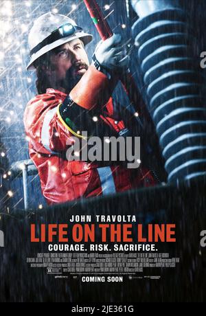 JOHN TRAVOLTA AFFICHE, LA VIE EN LIGNE, 2015 Banque D'Images