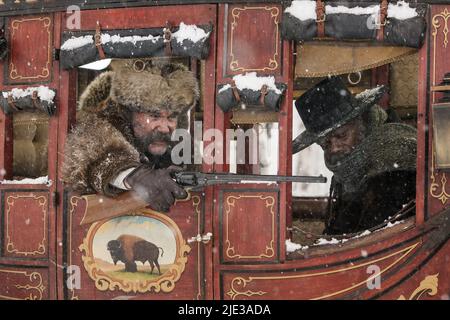 RUSSELL, JACKSON, THE HATEFUL EIGHT, 2015 Banque D'Images