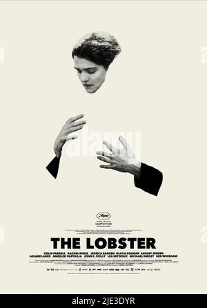 AFFICHE DE RACHEL WEISZ, LE HOMARD, 2015 Banque D'Images