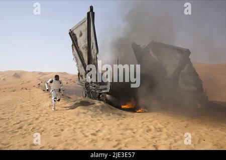 JOHN BOYEGA, Star Wars : Episode VII - LA FORCE se réveille, 2015 Banque D'Images