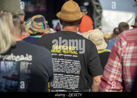 Artistes sur scène à Watchet 2021 avec: Atmosphère où: Watchet, Royaume-Uni quand: 31 août 2021 crédit: Anthony Stanley/WENN Banque D'Images