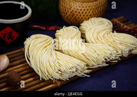 Beaucoup de nouilles Banque D'Images