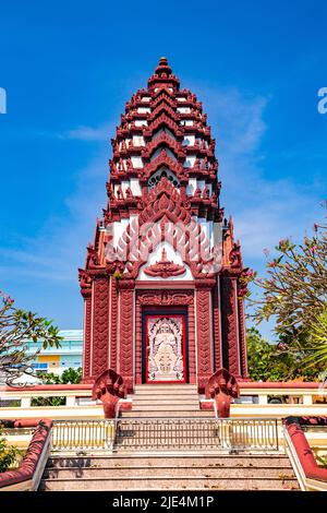 Prachuap Khiri Khan City Pillar Shrine en Thaïlande Banque D'Images