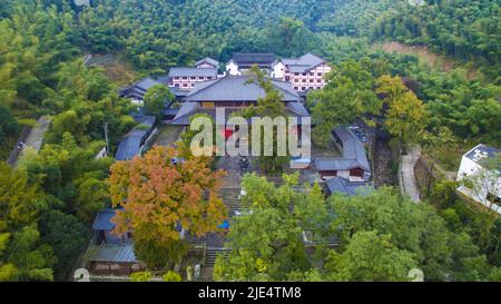 Zhejiang ningbo yinzhou gainesville ville Jin E templeb Banque D'Images