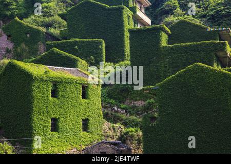 Zhejiang zhoushan shengsi son île pas un village Banque D'Images