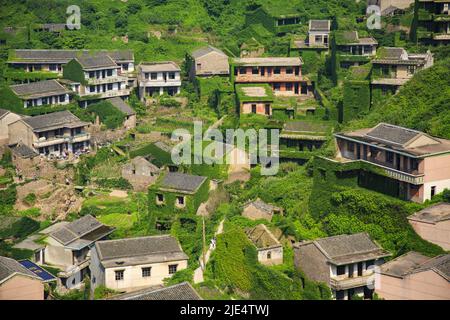 Zhejiang zhoushan shengsi son île pas un village Banque D'Images