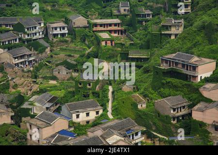 Zhejiang zhoushan shengsi son île pas un village Banque D'Images