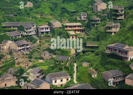 Zhejiang zhoushan shengsi son île pas un village Banque D'Images