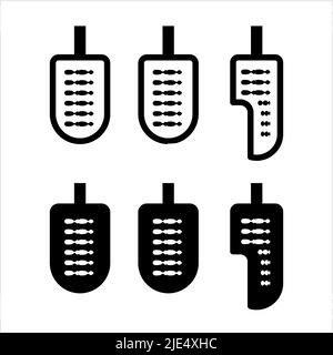 Illustration de l'icône de pédale de voiture Vector Art Illustration de Vecteur