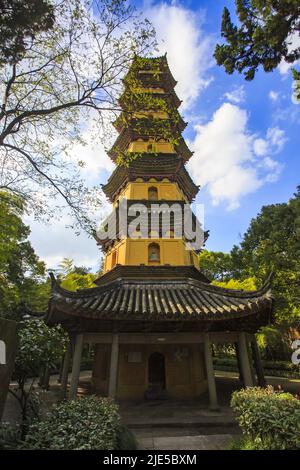 Vestiges culturels et sites historiques du temple d'Asoka, site pittoresque de Ningbo, Zhejiang Banque D'Images