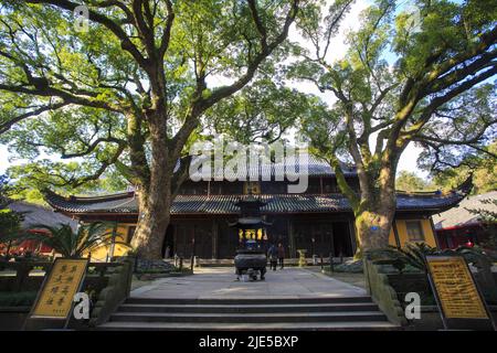 Vestiges culturels et sites historiques du temple d'Asoka, site pittoresque de Ningbo, Zhejiang Banque D'Images