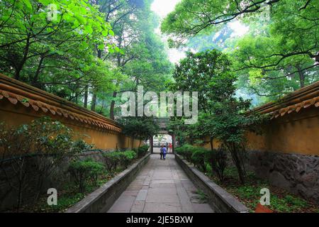 Vestiges culturels et sites historiques du temple d'Asoka, site pittoresque de Ningbo, Zhejiang Banque D'Images