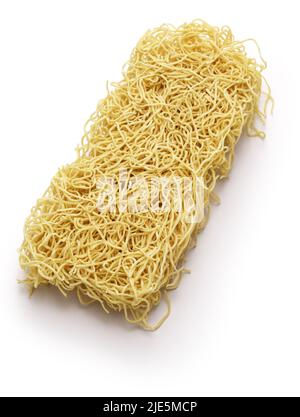 nouilles fines chinoises sèches pour nouilles poêlées de style Hong Kong Banque D'Images