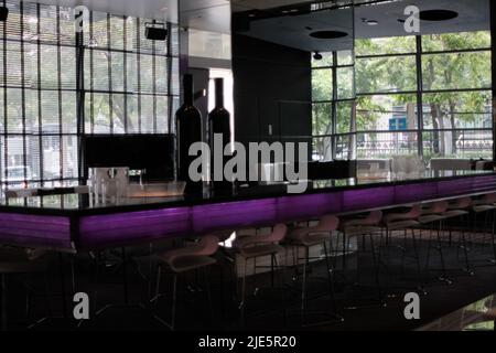 The Lounge at the W Hotel Chong Nonsi N S Sathorn Road, Silom, Bang Rak, Bangkok Thaïlande Banque D'Images