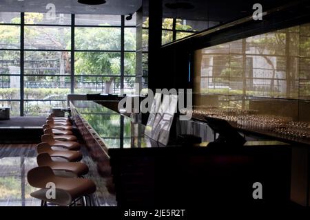 The Lounge at the W Hotel Chong Nonsi N S Sathorn Road, Silom, Bang Rak, Bangkok Thaïlande Banque D'Images