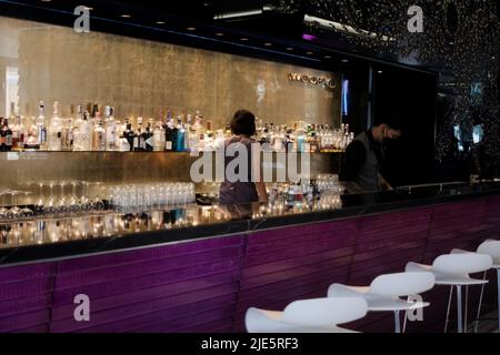 The Lounge at the W Hotel Chong Nonsi N S Sathorn Road, Silom, Bang Rak, Bangkok Thaïlande Banque D'Images