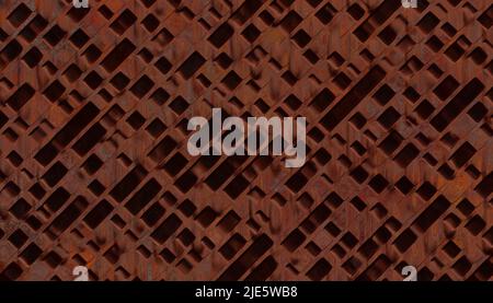 plaque métallique rouillée structurée Banque D'Images